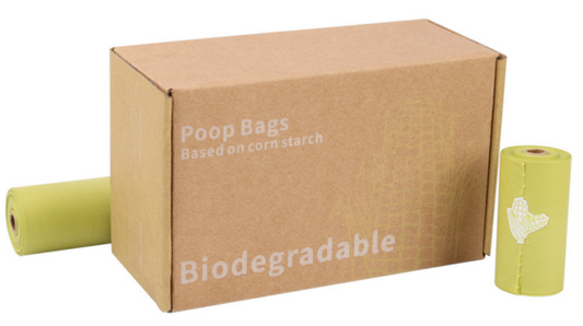 Compostable Poo Bags - 15 Rolls